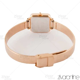 ساعت دنیل ولینگتون زنانه کوادرو رزگلد صفحه سبز 104199