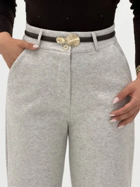 3765-شلوار فوتر واید قد 90