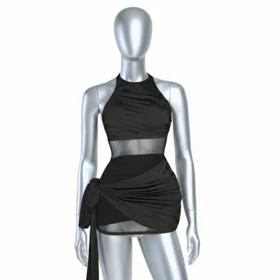 تونیک دامن گره‌ای کد 9852