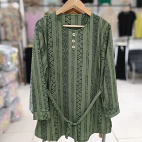 تونیک مانتویی راه راه تسلا