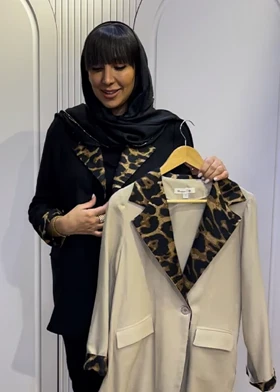 کت یقه پلنگی