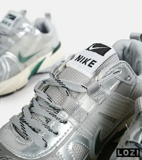 کفش کتانی مردانه و زنانه طوسی سبز کرم Nike cushlon