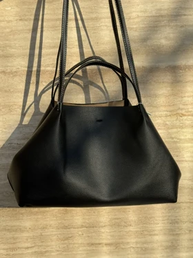 کیف زارا بنجیر 2402 (مشکی چرم)