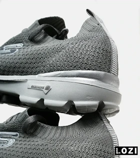 کفش کتانی بزرگ پا خاکستری SKECHERS