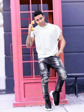 رکابی وست باکسی مراکشی سفید