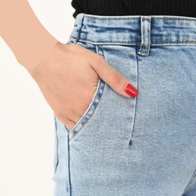 شلوار جین مام فیت کد 518