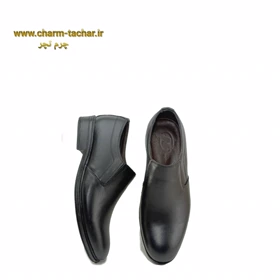کفش رسمی اداری بدون بند مردانه چرم طبیعیsi665