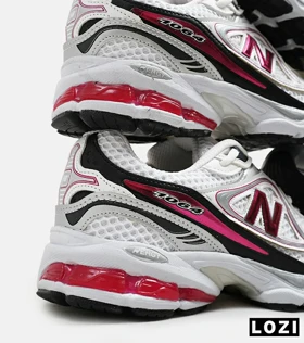 کفش کتانی مردانه و زنانه سفید سرخابی NEW BALANCE 1064