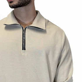 بلوز نیم زیپ یقه ایستاده(80194) HPLUS