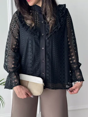 شومیز دانتل لاکچری