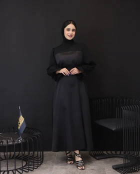 پیراهن ماکسی ساتن