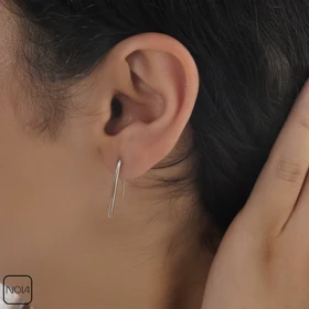 گوشواره نقره کد 151228