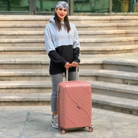 چمدان وارداتی مندوزا مدل MENDOZA - MDZ836 SERIES سری سه عددی (به همراه چمدان آرایشی هدیه)