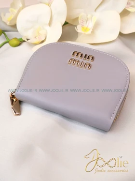 کیف پول جاکارتی زنانه وارداتی مدل min min کد B1069 (طوسی)