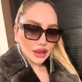 عینک زنانه پرادا / فریم کائوچو عدسی پلی کربنات