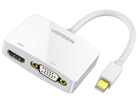مبدل مینی دیسپلی پورت به وی جی ای و اچ دی ام آی یوگرین Ugreen20421 J43