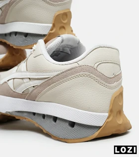 کفش کتانی مردانه کرم طوسی ASICS gel extreme 33