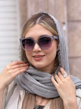 عینک آفتابی زنانه گوچی مدل آواکسیس کد 0391 علیدسا (طوسی مات)