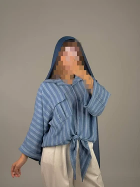 شومیز گره‌ای مدل آناهید کد 50247