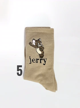 جوراب ساق بلند جری نخ پنبه