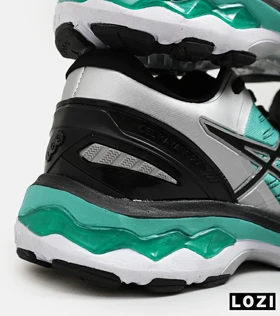 کتانی مردانه و زنانه سبز نقره ای ASICS GEL-KAYANO 27 مدل 6109
