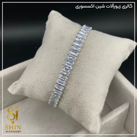 دستبند تنیسی زنانه استیل کد dz10021
