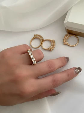 انگشتر تاج پنج تخمه ژوپینگ