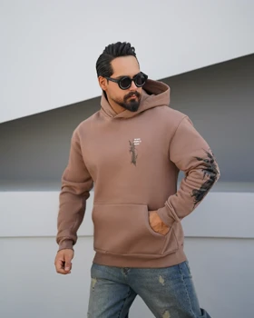 هودی مردانه دورس سه‌نخ طرح Angel