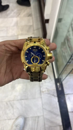 ساعت مچی مردانه اینویکتا صفحه آبی اورجینال
