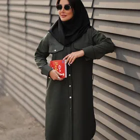 مانتو بلند کاربردی کد 1308