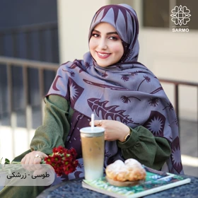 روسری نخ پنبه قاصدک