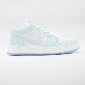 کتانی نایک جردن سفید آبی کد 6078