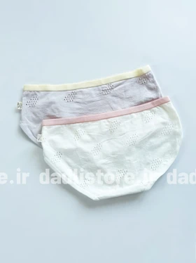 شورت اسلیپ نخ پنبه عروسکی پارچه طرح دار