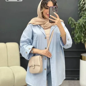 تونیک لینن آستین فلشی