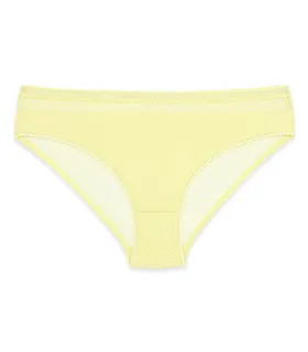 شورت زنانه اسلیپ میکروفایبر و دانتل Neev نیو کد 2430 لیمویی Lemon