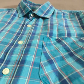 🧡 SIZE M-S پیراهن نخی چهارخونه مردانه آستین بلند اورجینال برند معتبر ASCOT SPORT امریکا مدل PREMIUM