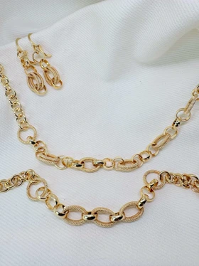 سرویس کامل برند شین مدل «بیضیهای شنی» | بافتدار با رینگ اتصال (گارانتی 1 ساله)