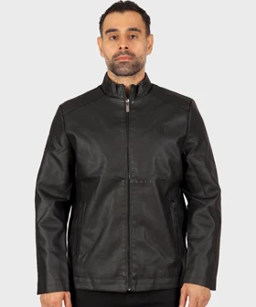 کت چرم ساده و یقه سه سانت 6317