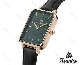 ساعت دنیل ولینگتون مستطیلی زنانه صفحه سبز w-1783