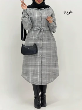 3564-مانتو پاییزه شایلین