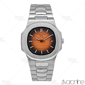 ساعت پتک فیلیپ ناتیلوس مردانه صفحه نارنجی مشکی 106531