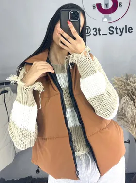 پافر کراپ زنانه (سیلیکونی)
