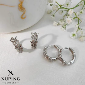 گوشواره ژوپینگ نگینی ،پروانه