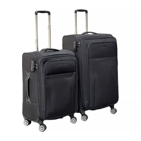 چمدان لیوزکینگ مدل LEAVESKING - LK100300 SERIES سری دو عددی (قهوه ای)