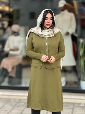 بافت دوتیکه ژیله و سارافون وارداتی کد 705