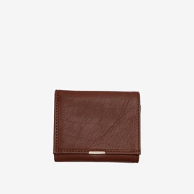 کیف پول چرم جیبی مدل jkj008 (قهوه ای)