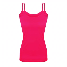 تاپ زنانه یوگ مدل بندی رنگ سرخابی تیره