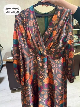 پیراهن مزونی ساتن 3