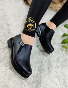 کفش طبی کارمندی زنانه مدل مروارید سمباده