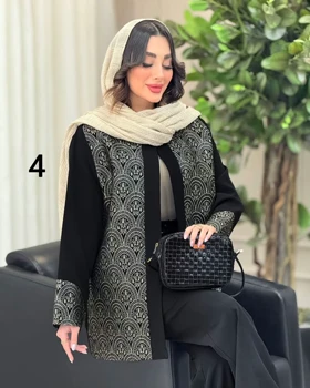 مانتو طرح دار سیمین